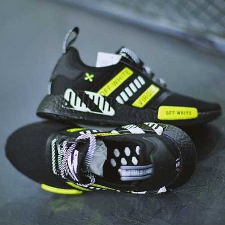 Giày Thể Thao Adidas Nmd R1 Boost Màu Trắng Và Đen Cho Nam