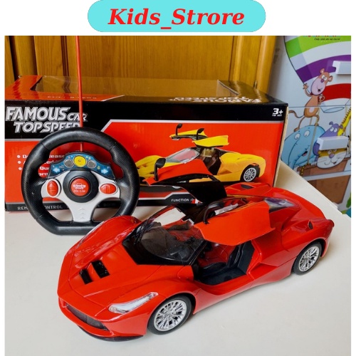 Ô tô điều khiển từ xa Ferrari 1:14 dài 30cm, có tặng kèm pin sạc