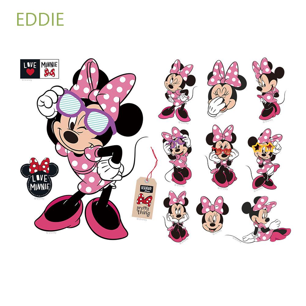 Miếng dán tường trang trí hình chuột Mickey/Minnie đáng yêu