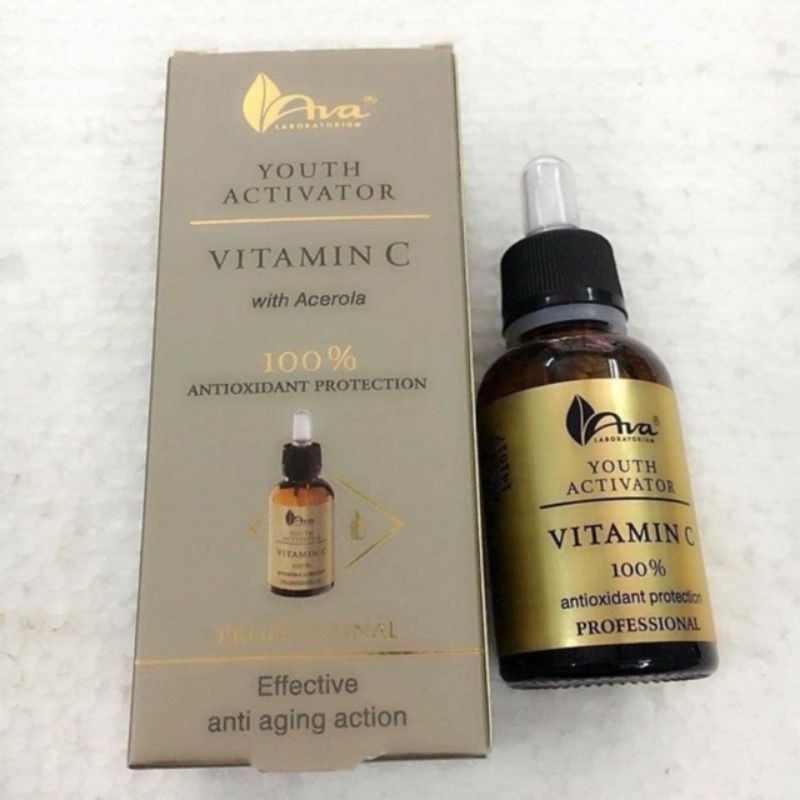 Serum Vitamin C ava dưỡng trắng da, Giảm Thâm mụn - Serum Vitamin C Ava Youth trắng da giảm