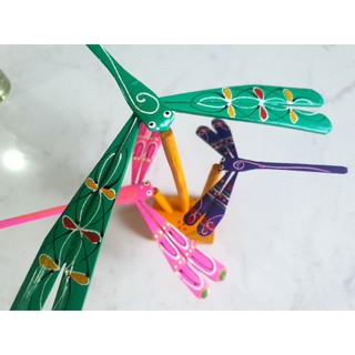 combo gia đình chuồn chuồn gồm chân đế (7-14-20cm)