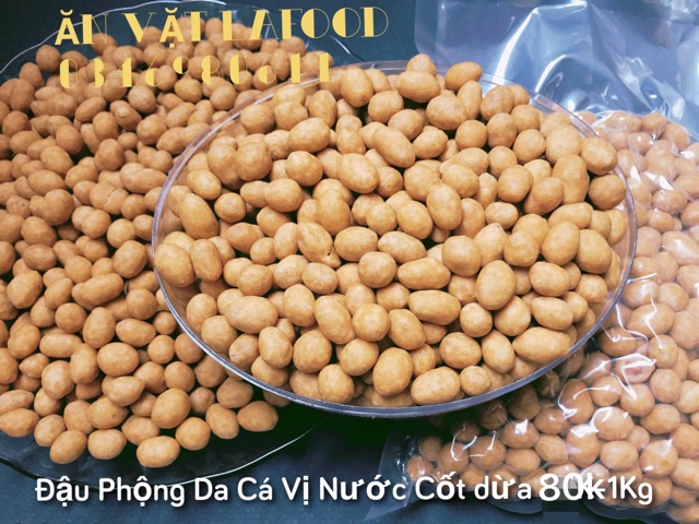 500Gram ĐẬU PHỘNG DA CÁ VỊ CỐT DỪA