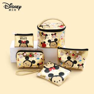 Túi Đựng Đồ Trang Điểm Đa Năng Họa Tiết Disney Mickey Minnie Xinh Xắn Dành Cho Nữ