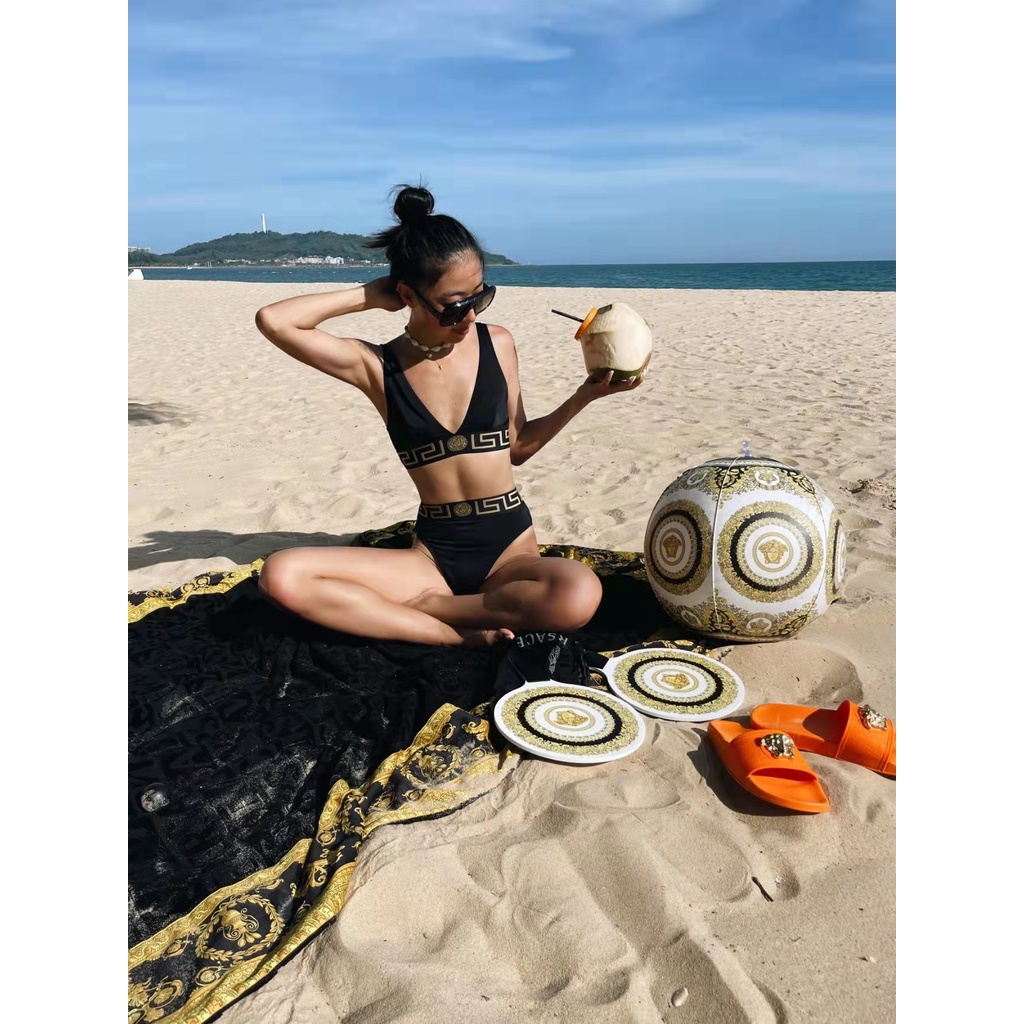Bộ BIKINI Tam Giác Viền Tam Giác Hàng Mới Dành Cho Nữ