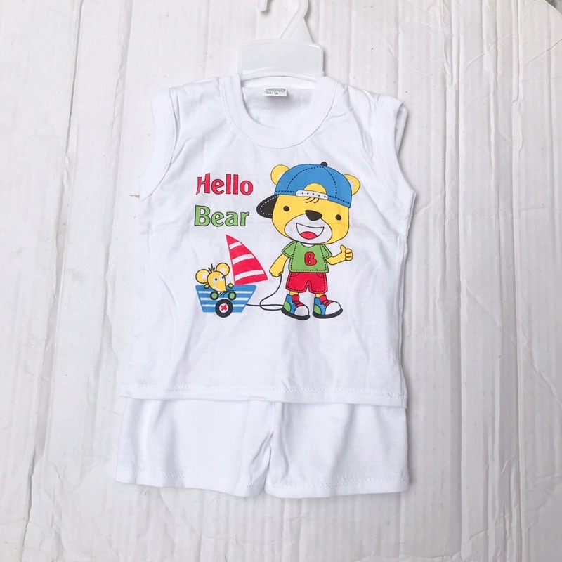 BỘ SÁT NÁCH QUẦN ĐÙI IN NHIỀU HÌNH CHO BÉ TRAI, BÉ GÁI - VẢI COTTON MỀM MẠI, MÁT MẺ
