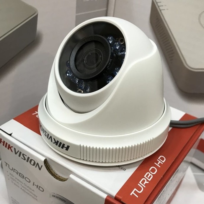 HIKVISION Camera hành trình trong nhà hỗ trợ analog 2Mp 1080p 4 trong 1 Ahd. Tvi. Cvi