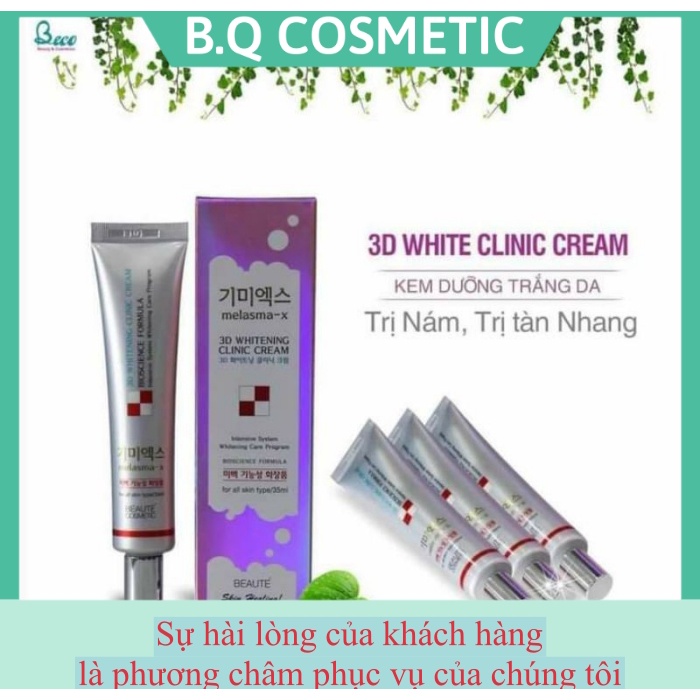 Kem Ngừa Nám Và Tàn Nhang Melasma-X 3D Whitening Clinic