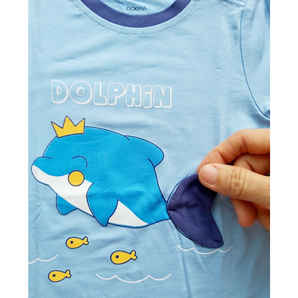 Bộ dài tay cài vai Dokma - chất sợi tre siêu mềm mát, kháng khuẩn, ngăn tia UV