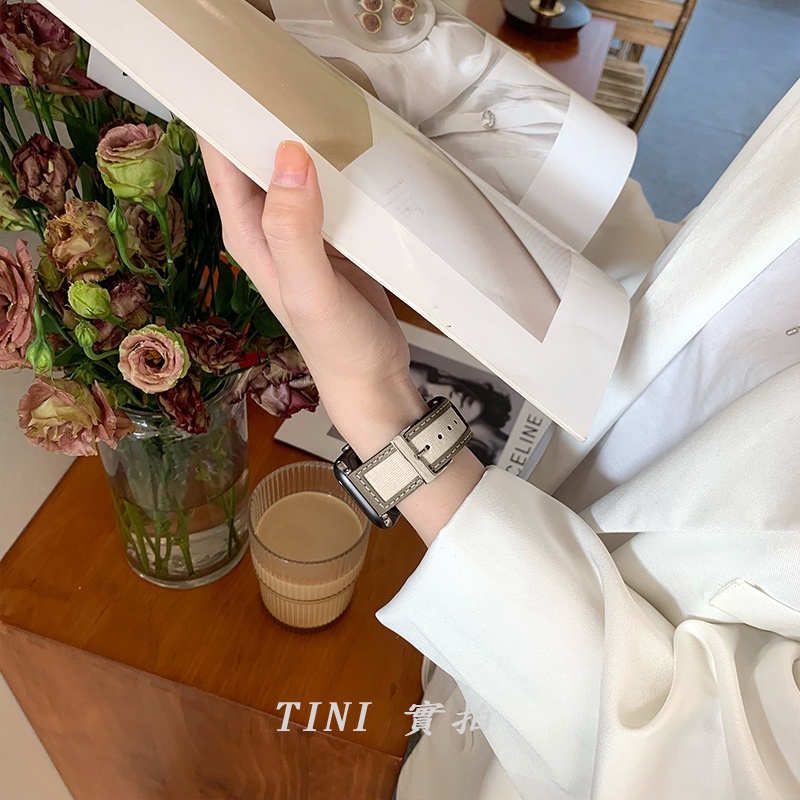 Dây Đeo Da Thay Thế Cho Đồng Hồ Apple Watch Series 8 7 6 5 4 3 SE S8 Ultra iWatch 49mm 44mm 40 38 41mm 45mm