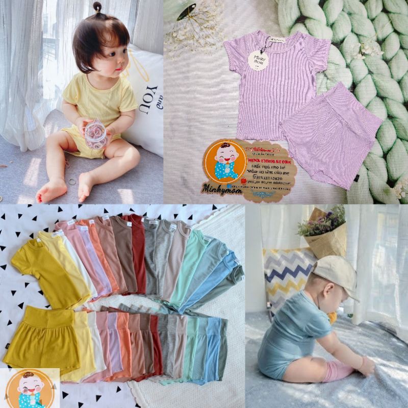 - Bộ Cộc Tay Cạp Cao Thun Tăm Nằm Điều Hòa Quảng Châu CHÍNH HÃNG