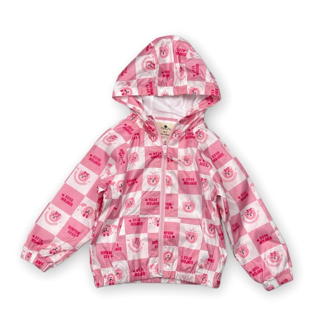 Áo gió trẻ em LITIBABY họa tiết 2 lớp, size 6 -10 tuổi