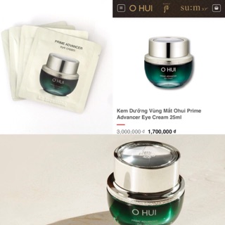 Kem Dưỡng Vùng Mắt Ohui Prime Advancer Eye Cream