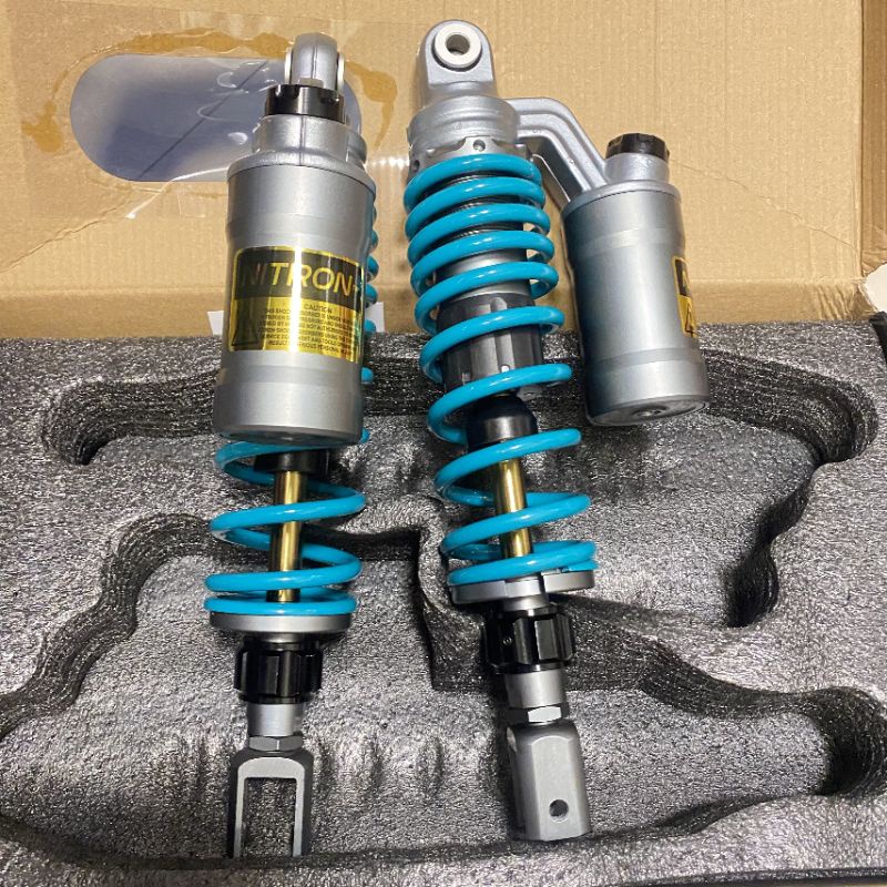 Phuộc nhún sau Nitron bình dầu cho xe Ab novo 4 5 6 NVX PCX Dylan Ps Impulse ....