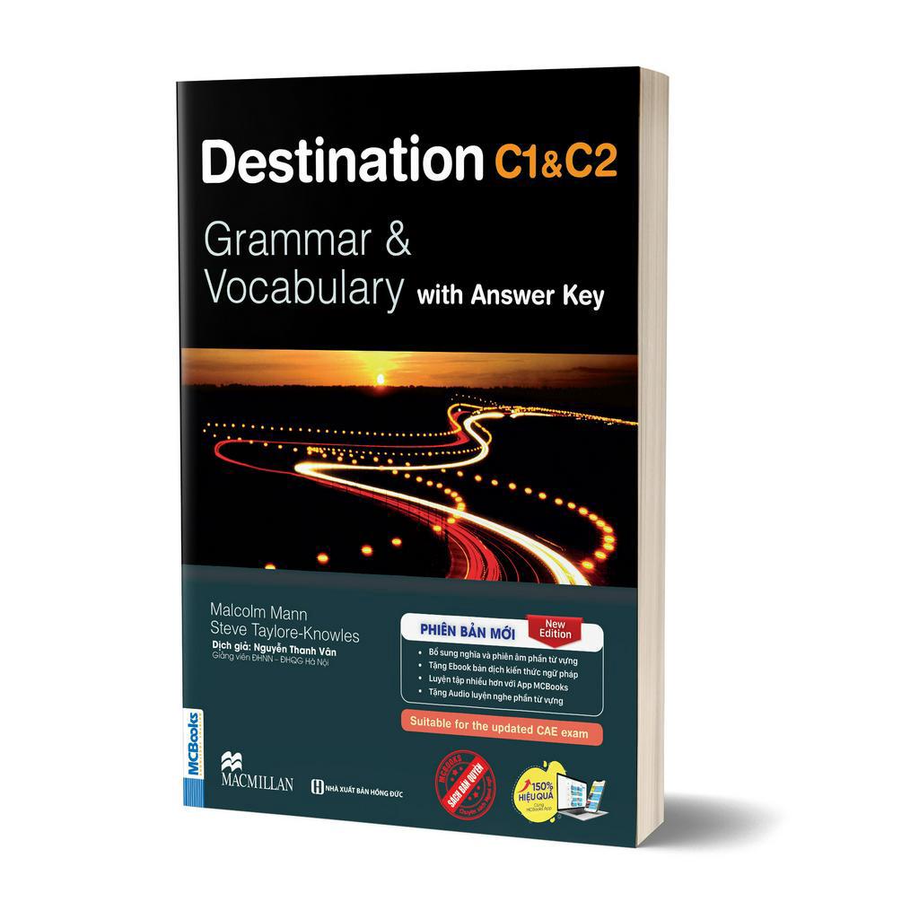 Sách Destination B2 Grammar and Vocabulary with Answer key - MCBooks 2023