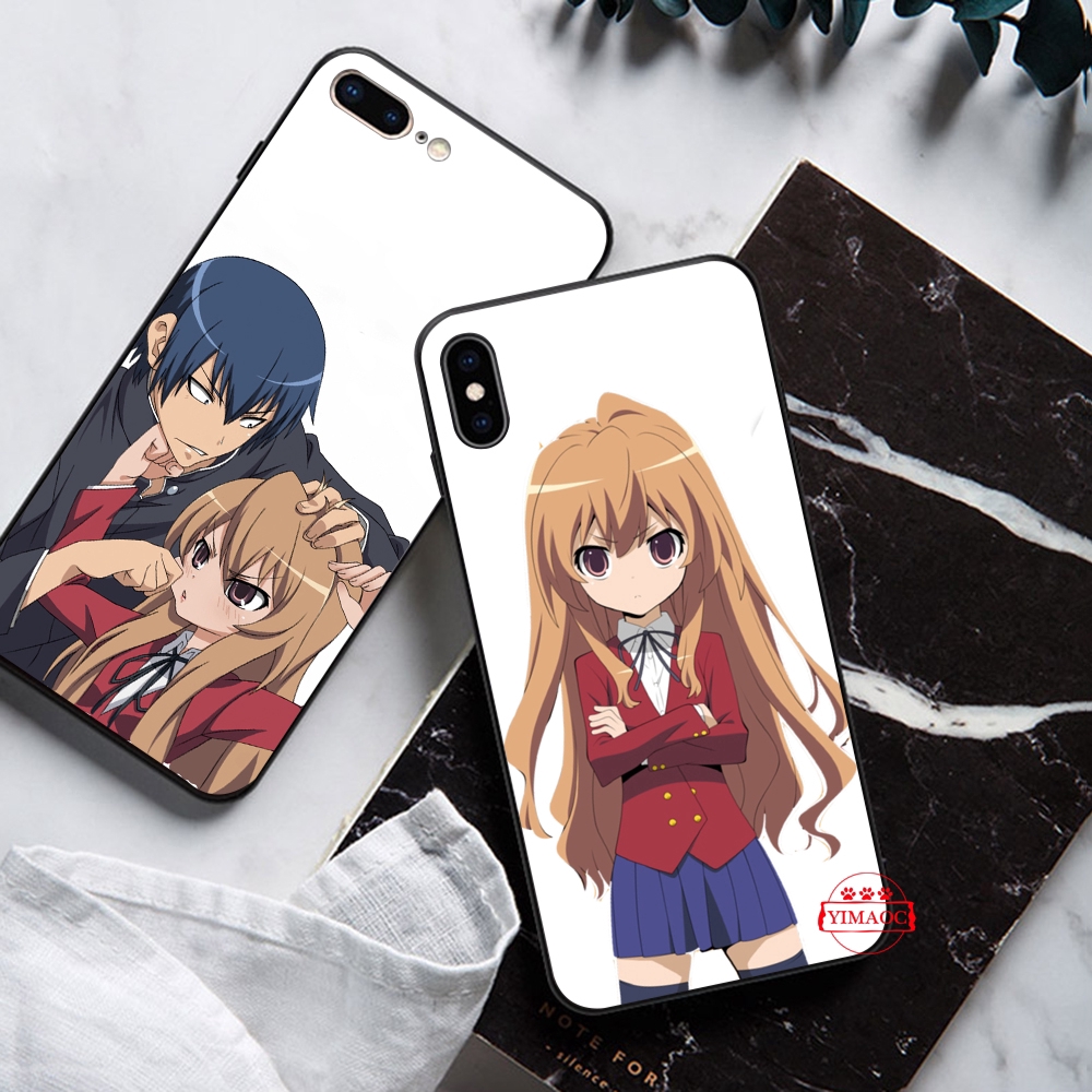 Ốp Điện Thoại Mềm Hình Anime Toradora Cho Iphone Xs Max Xr X 11 Pro 7 8 6 6s Plus