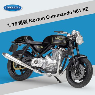 Mô hình xe Norton Commando 961 SE tỉ lệ 1:18 - Welly