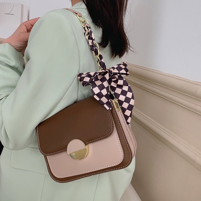 [AFF7SPP Giảm 30K đơn 150K] Túi đeo chéo nắp gập cao cấp kèm dây buộc Ảnh thật [BELI12]