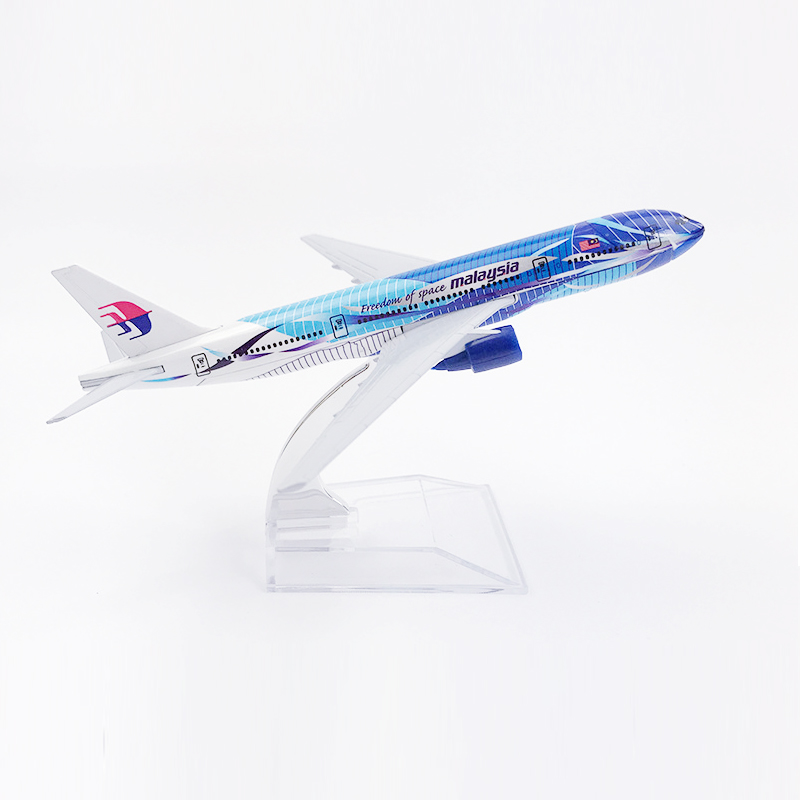 AIRCRAFT MODEL Mô Hình Máy Bay Chiến Đấu Bằng Kim Loại 777 Malaysia B777