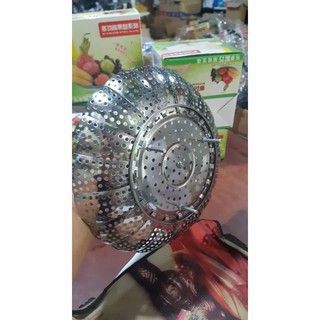 Vỉ hấp inox xòe, gấp gọn