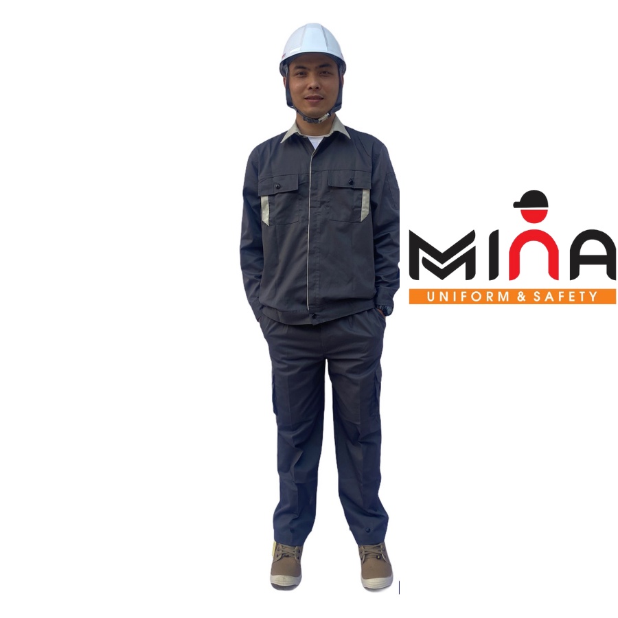 Quần áo bảo hộ lao động vải pangzim Hàn Quốc cao cấp- Mina Safety