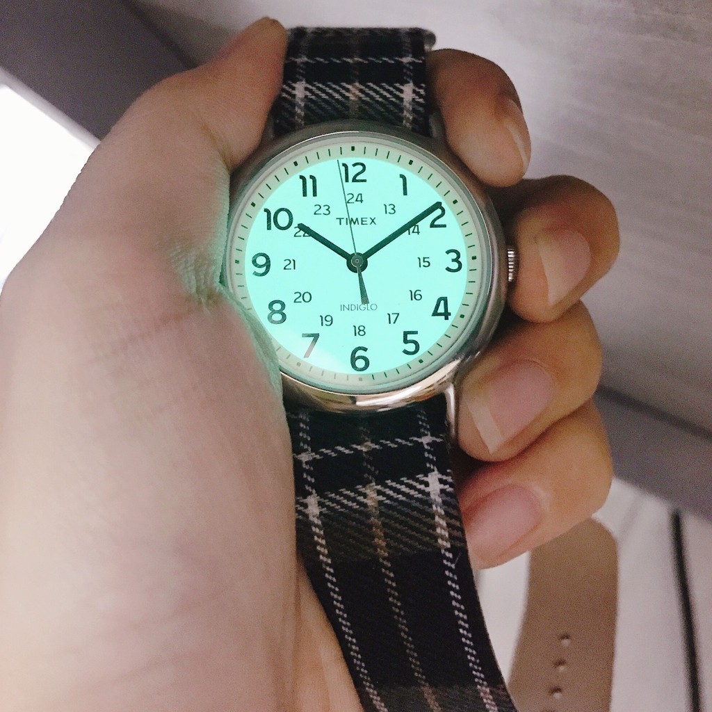 Đồng hồ Unisex Nam Nữ Timex Weekender -TW2R51400 Dây Da Phối Vải - Chính Hãng | BigBuy360 - bigbuy360.vn