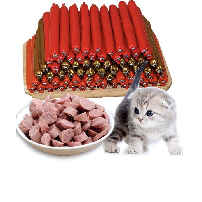 Xúc Xích Cho Chó Mèo Hamster Thú Cưng Giàu Dinh Dưỡng Giàu Vitamin, Đạm Bioline
