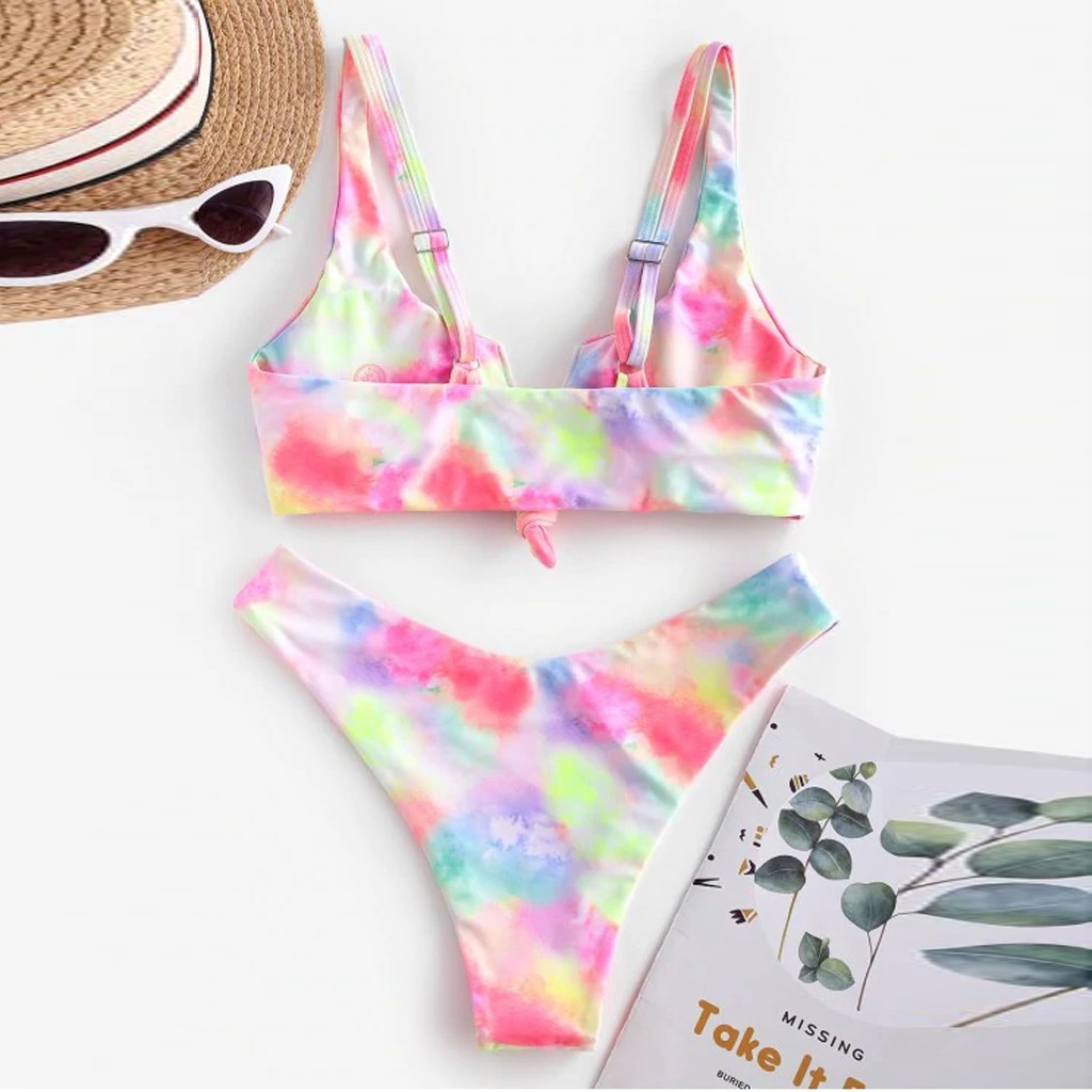 Bộ Bikini Hai Mảnh Cột Dây Cổ Yếm Quyến Rũ Cho Nữ | BigBuy360 - bigbuy360.vn