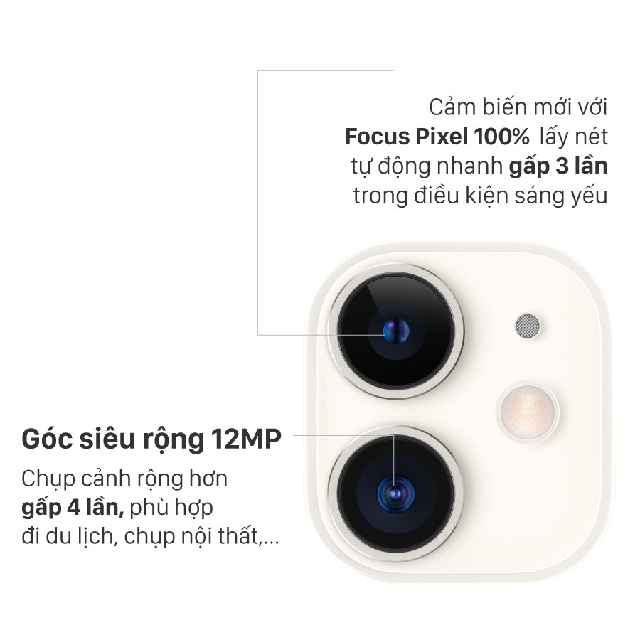 [Mã ELAAR7 giảm 7% tối đa 2TR] Apple iPhone 11 64GB | BigBuy360 - bigbuy360.vn