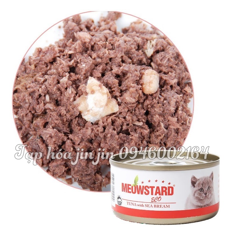 Thức ăn ướt cho mèo Meowstard ECO(80G)