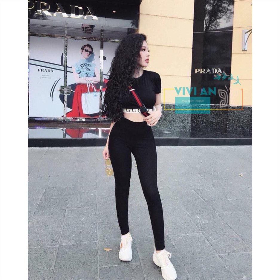 Quần Legging Nữ ASOS ❤️SIÊU SALE❤️ Legging Cotton Co Giãn 4 Chiều, Ống Dài Siêu Đẹp, lên dáng đẹp mỹ mãn, Có Túi Zip | BigBuy360 - bigbuy360.vn