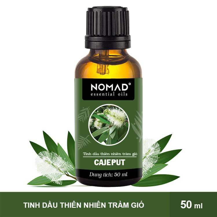 Tinh Dầu Thiên Nhiên Nguyên Chất 100% Tràm Gió Nomad Essential Oil Cajeput