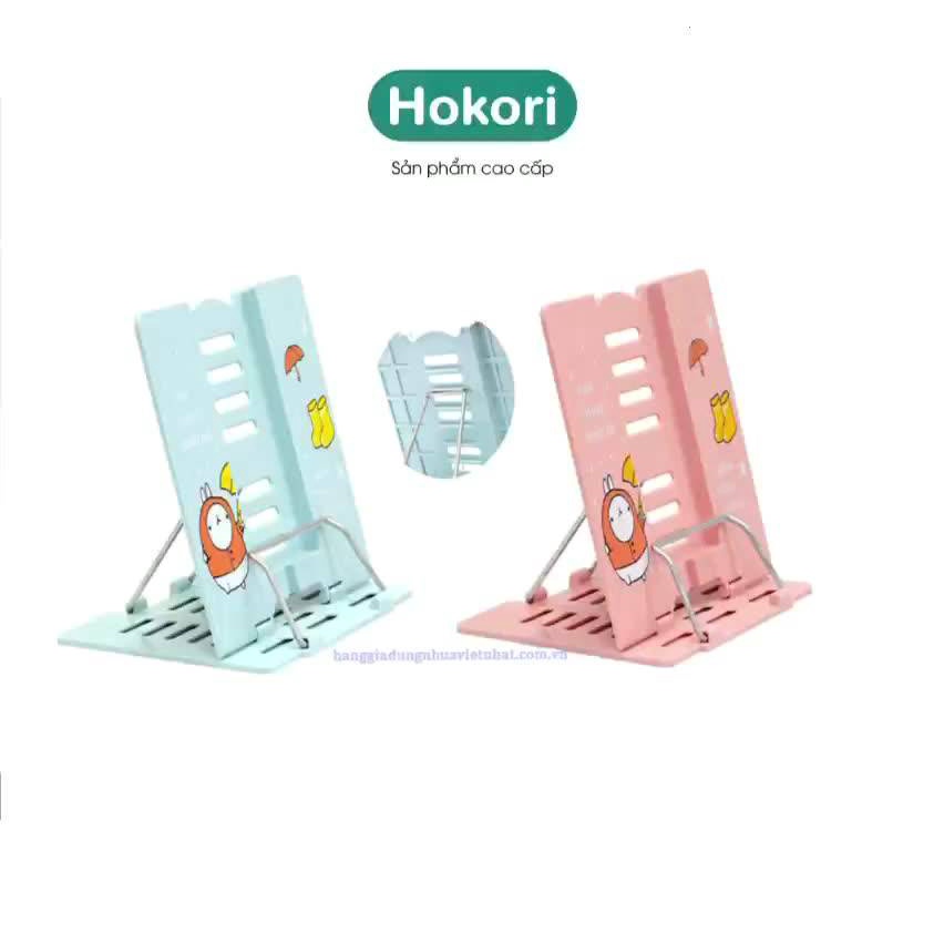 Giá đỡ điện thoại, đỡ sách Hokori Việt Nhật- Giá đỡ đa năng gấp gọn có thể điều chỉnh tiện ích- 5693