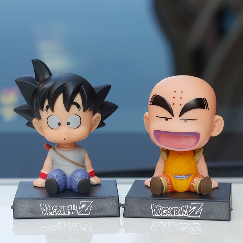 Set Mô Hình Songoku ( Dragonball ) Trang Trí Đặt Taplo Nội Thất Ô tô, Xe Hơi