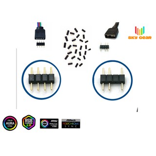 Đầu nối 4pin 12v và 3pin 5v rgb | argb