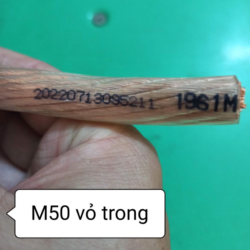 Dây đồng mềm M25 vỏ trong, M50 vỏ trong, M50 không vỏ chế máy hàn cell pin