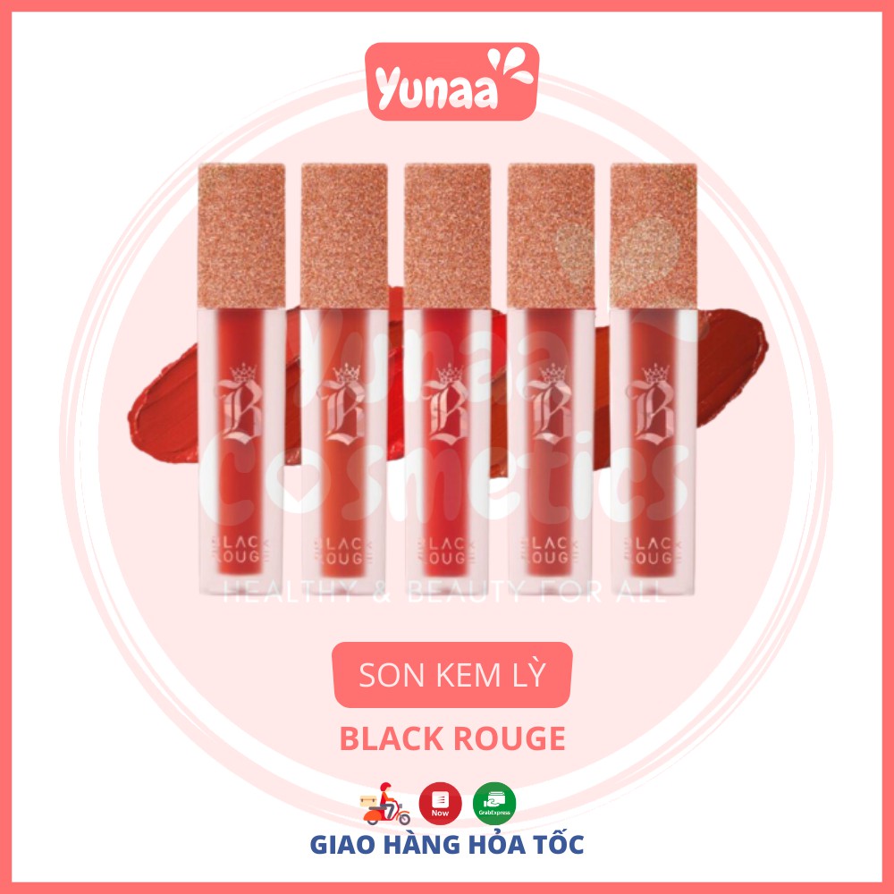 Son Kem lỳ Black Rouge Air Fit Velvet Tint Version 7 - Velvet Crown [Yunaa Cosmetics]