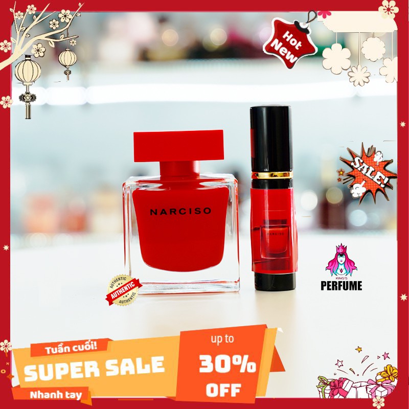 [Mã COS2704 giảm 8% đơn 250K] [Chính Hãng] Nước Hoa Nữ 𝗡𝗮𝗿𝗰𝗶𝘀𝗼 𝗥𝗼𝘂𝗴𝗲 𝗘𝗗𝗣