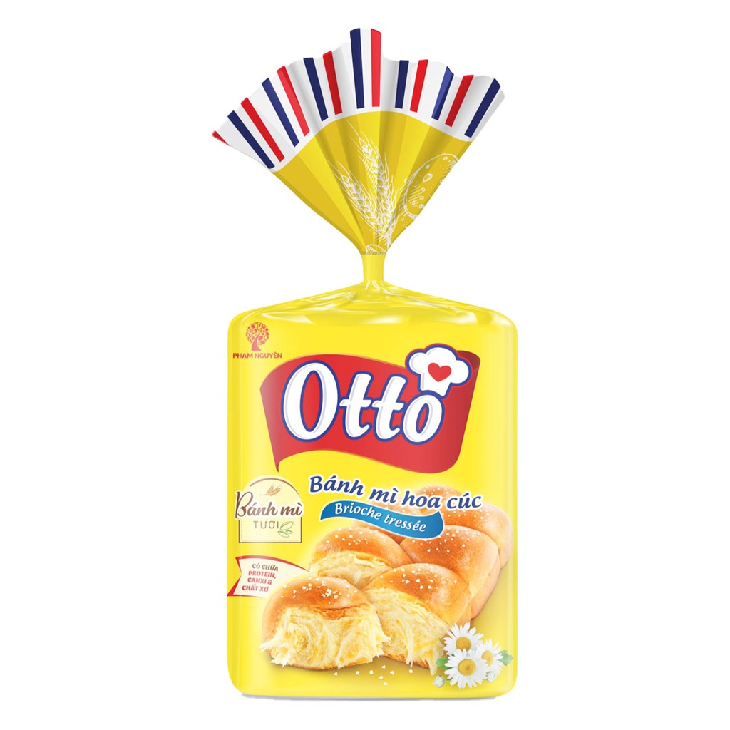 [RẺ VÔ ĐỊCH] CHÍNH HÃNG Combo 2 Bịch Bánh mì Hoa Cúc Otto - Otto Brioche Tressée 300g