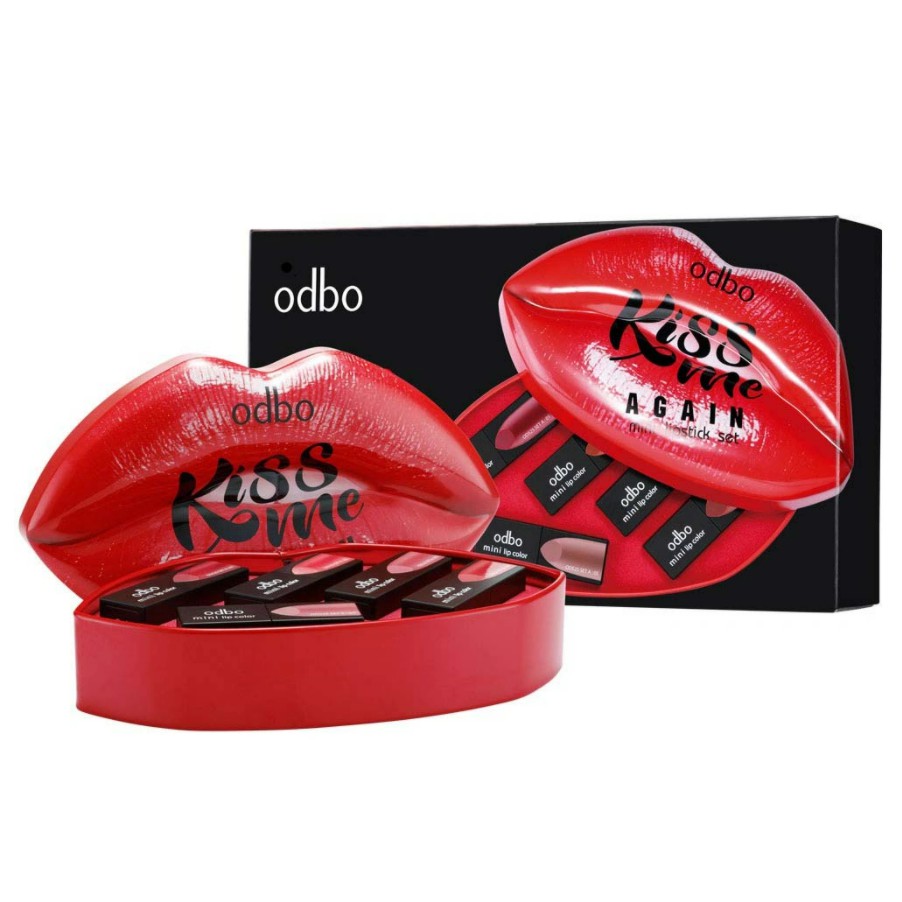 Set son 5 màu Odbo Kiss Me Again Mini Lipstick Set Thái Lan