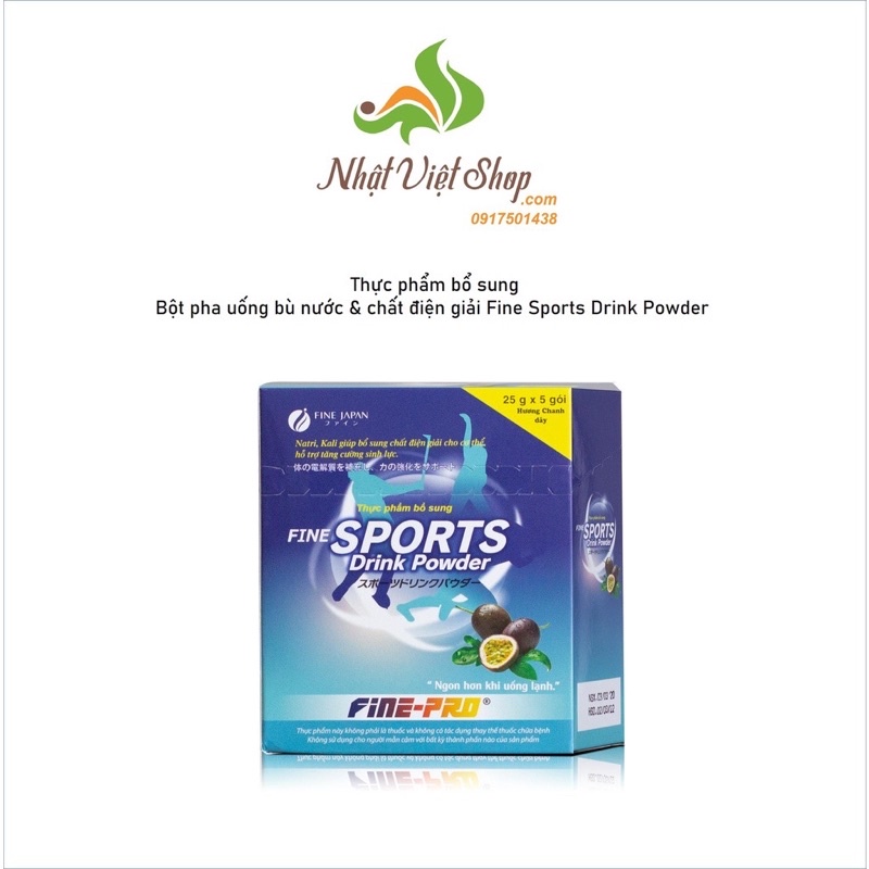 Bột pha uống bù điện giải Fine Sports Drink Powder