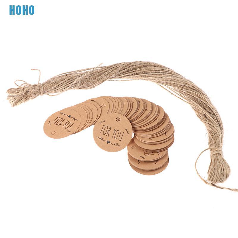 Bộ 100 Thẻ Giấy Có Trang Trí Hình Trái Tim