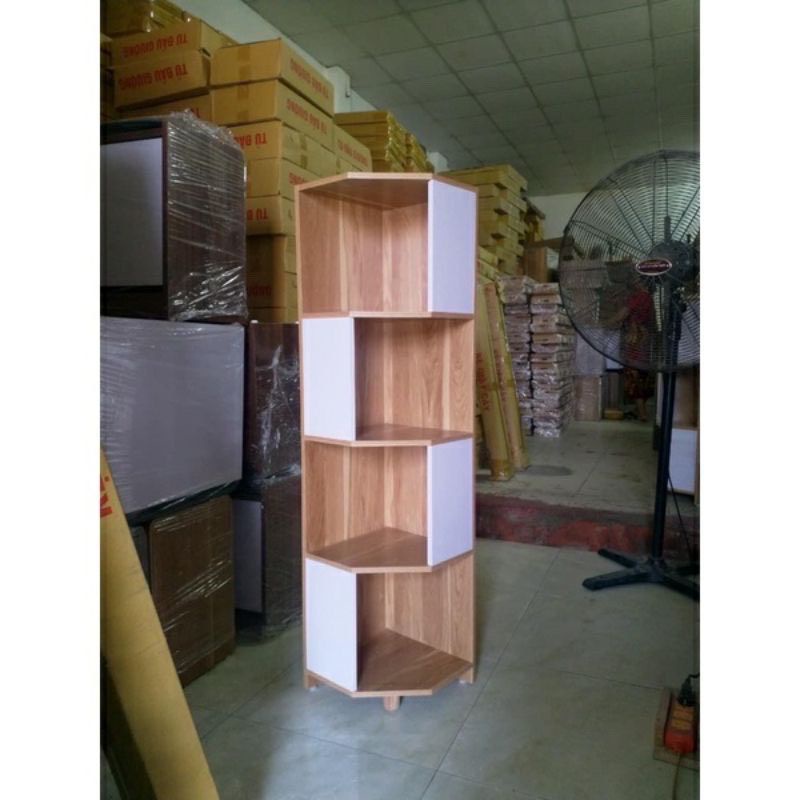 KỆ NGŨ GIÁC 4 TẦNG - KỆ GÓC TAM GIÁC LẮP GHÉP SIÊU ĐẸP