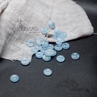 Đồng điếu aquamarine xanh ngoc bien size hạt 10.2mm