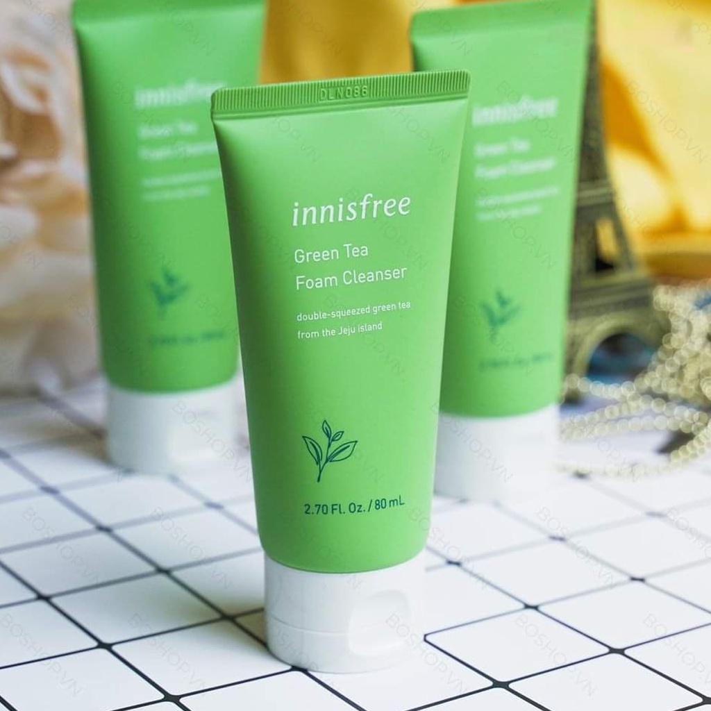 Sữa rửa mặt Innisfree Green Tea Foam Cleanser trà xanh 150ml Hàn Quốc chính hãng | BigBuy360 - bigbuy360.vn