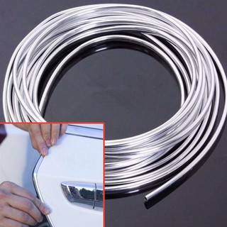 Dán viền trang trí xe hơi mạ crom - Nẹp viền chữ u mạ crom trang trí và bảo vệ xe hoàn hảo - Cuộn nẹp viền kính mạ crom