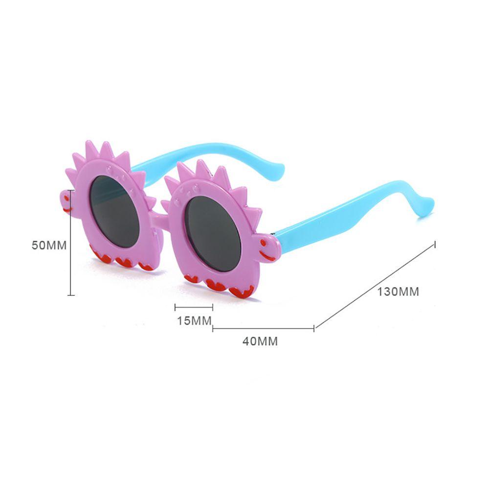 Kính Chống Bức Xạ Mắt Gọng Tròn Họa Tiết Khủng Long Hoạt Hình Cho Nam Và Nữ