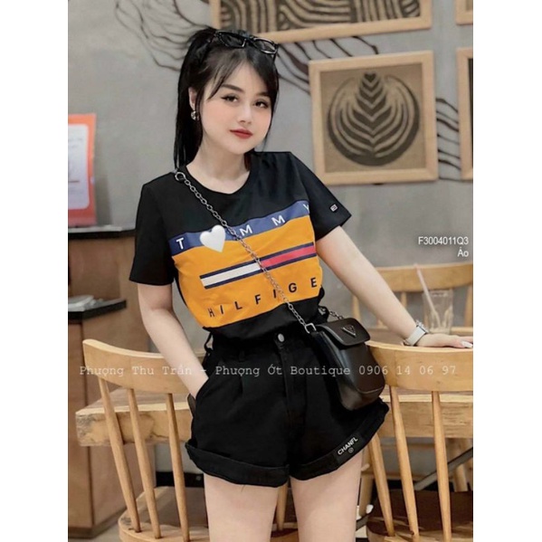 Áo nỉ tay dài phối hình cây hoa nổi 1810