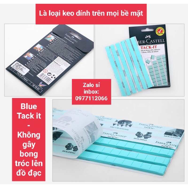 Blu Tack  Đất Sét Dính Đa Năng Trên Mọi Chất Liệu (50gr)