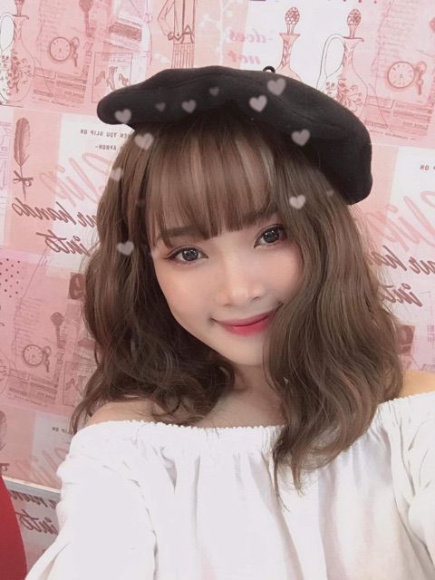 Tóc giả nữ đẹp xoăn xù sóng  FREESHIP ❤️  nguyên đầu xù lỡ 35cm