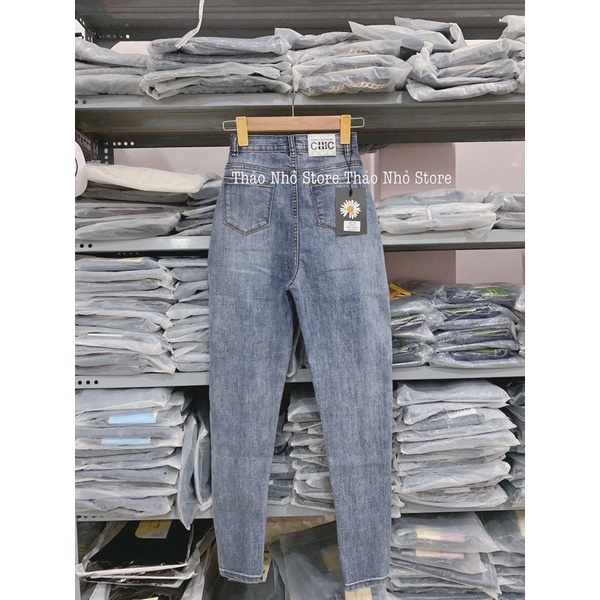 quần jean lưng siêu cao mạc chic (hình thật shop Thảo Nhỏ Store chụp )